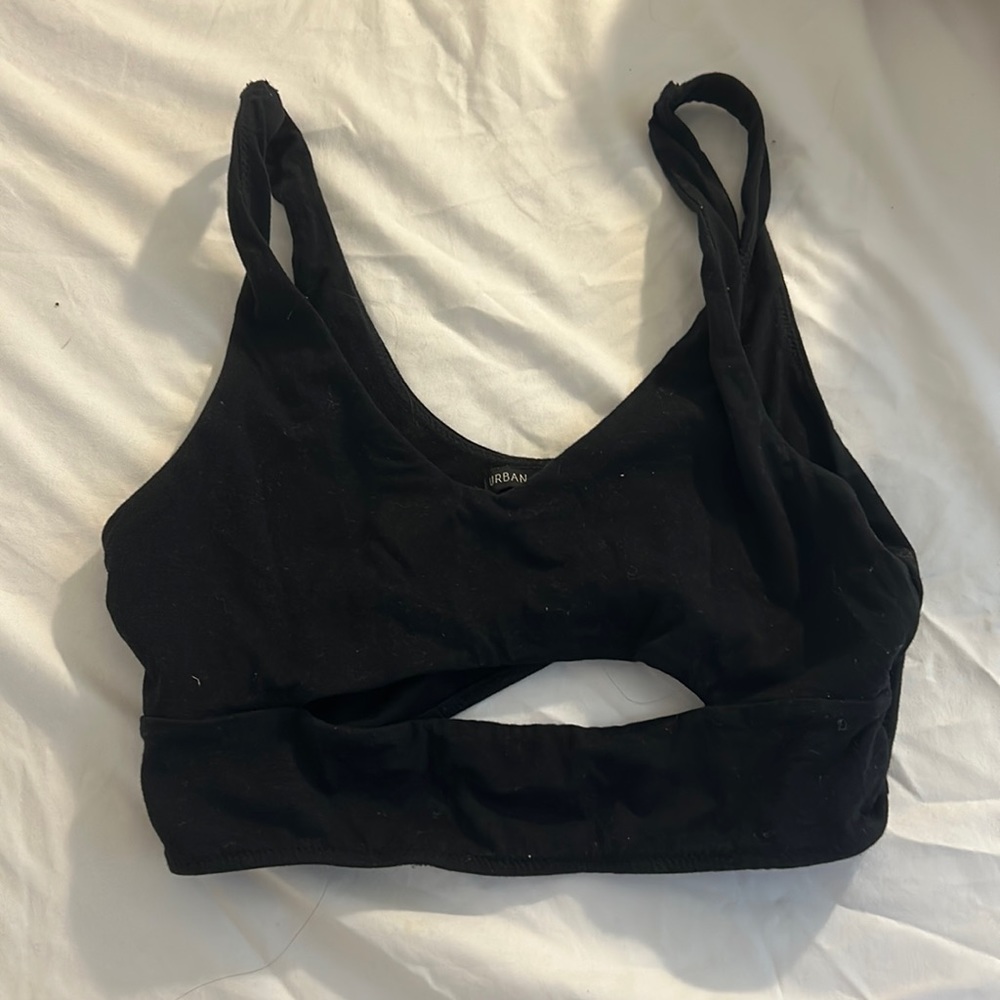Black urban outfitters crop top! Size small